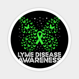 Lyme Disease Awareness Butterfly Lyme Disease Magnet